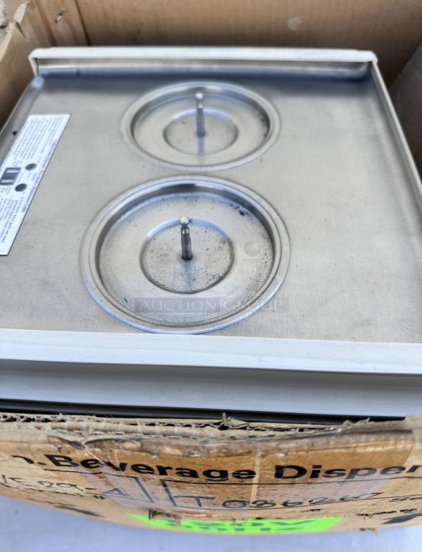 New Commercial Refrigerated Beverage Dispenser Tested and Working - Image 6 of 10