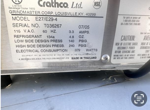 New Commercial Refrigerated Beverage Dispenser Tested and Working - Image 7 of 10