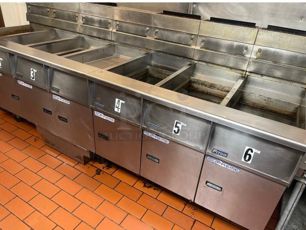 Pitco Commercial Fryer With Filtration System Tested and Working! - Image 2 of 12
