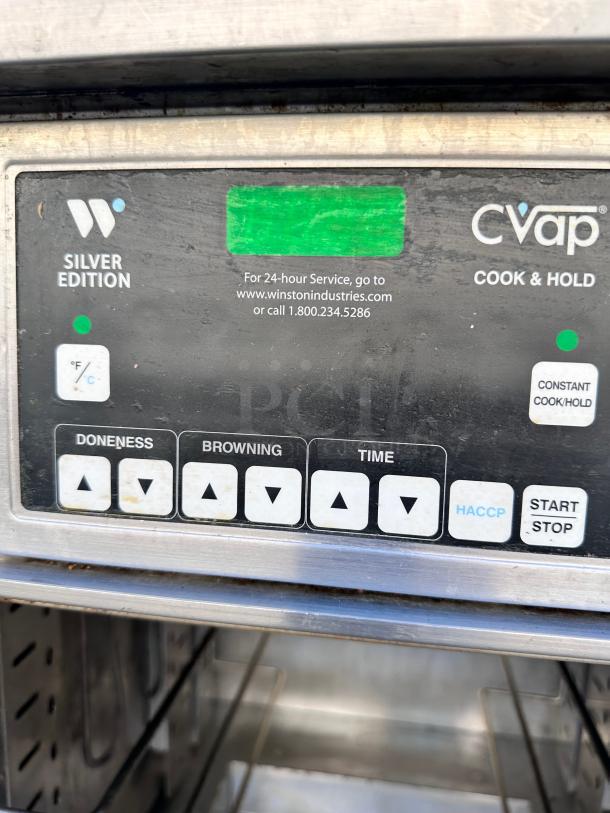 Winston CHV5-05UV CVap Cook & Hold 9cf Capacity Half Size Oven  220 Volt Tested and Working! - Image 11 of 11