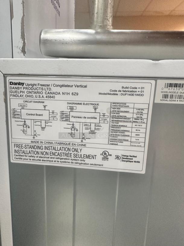 Commercial One Door Freezer Tested and Working! - Image 2 of 9