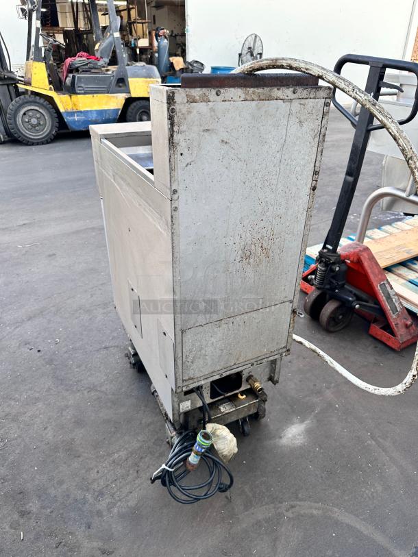 Late Model Pitco Gas Fryer With Filtration System Tested and Working! - Image 10 of 10
