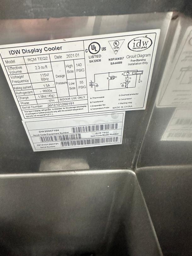 Commercial Refrigerated Drink Display - Image 7 of 13