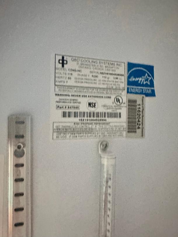 Commercial Two Sliding Glass Door Drink Cooler Tested and Working! - Image 7 of 8