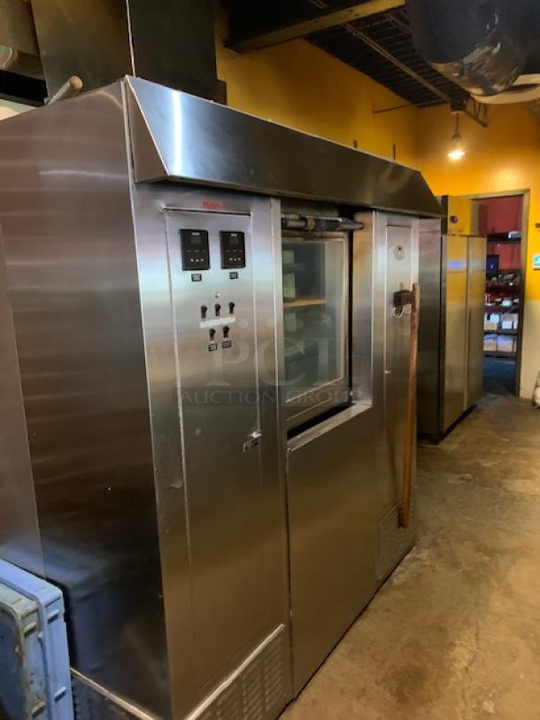 One Rotoflex Natural Gas Pizza Oven.  Professionally Disassembled And Ready To Move. WORKING WHEN REMOVED. 73.5X73.5X79 - Image 3 of 6