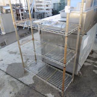 One Metro Shelf With 3 Shelves. 36X14X54.5
