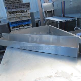 One Stainless Steel Bottle Rail. 42X5X6.