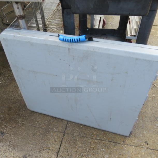 One Lifetime Folding Table With Carry Handle. 60X25X29 - Image 3 of 3