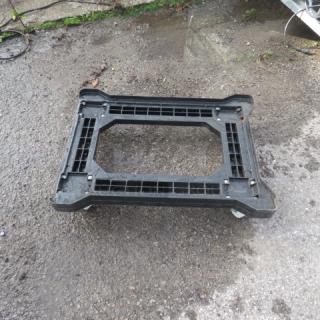 One Poly  Sheet Pan/Dough Tray Dolly.