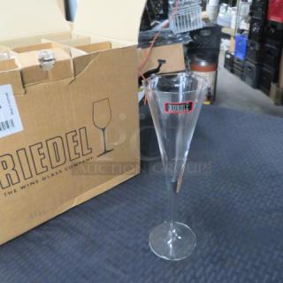NEW Riedel Champagne Flute. 6XBID