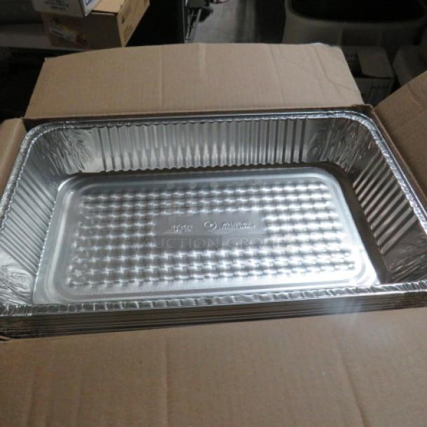 One Box Of Aluminum Full Size Steam Table Pans. 50ct. - Image 2 of 2