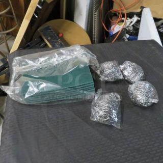 One Lot Of Assorted Scrubbers
