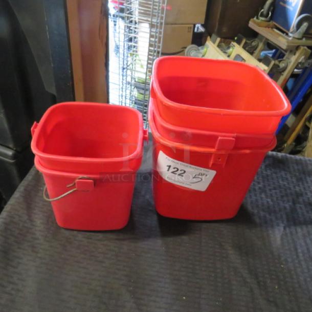 One Lot Of 5 Sani Buckets - Image 1 of 1