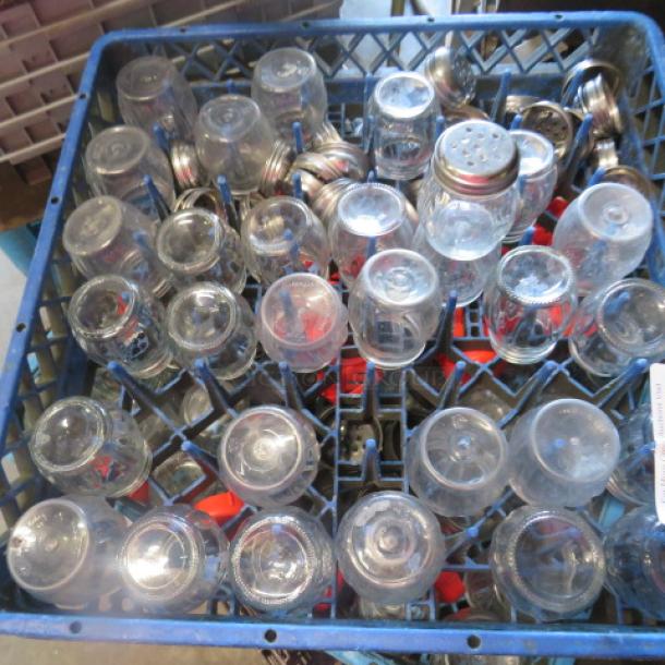 One Lot Of 30 Cheese/Pepper Shakers With Lids. - Image 2 of 2