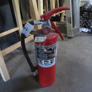 One ABC Fire Extinguisher