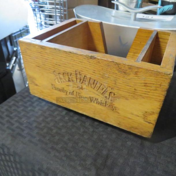 One Wooden Jack Daniels Bar Organizer. - Image 1 of 1