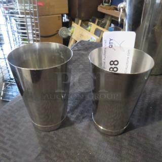 Stainless Mixing Glass. 2XBID
