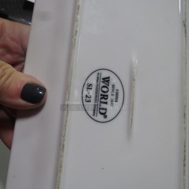 12X6  Rectangular World Plate. #SL-23. 10XBID - Image 2 of 2