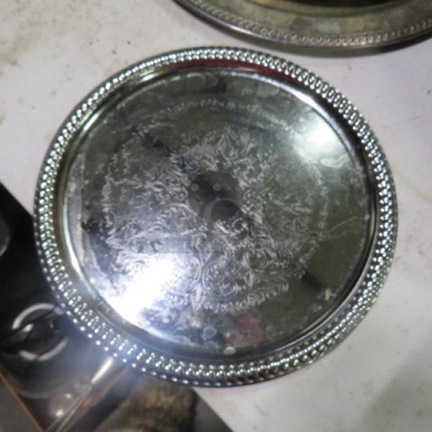 14 Inch  Silver Plate Serve Tray. 5XBID - Image 1 of 1