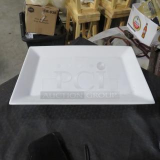 One 18.5X12.5 Crate And Barrel Serve Platter.