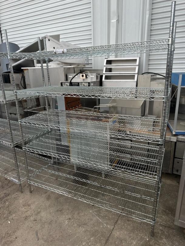 One Metro Shelf With 5 Shelves. 60X24X74 - Image 1 of 1