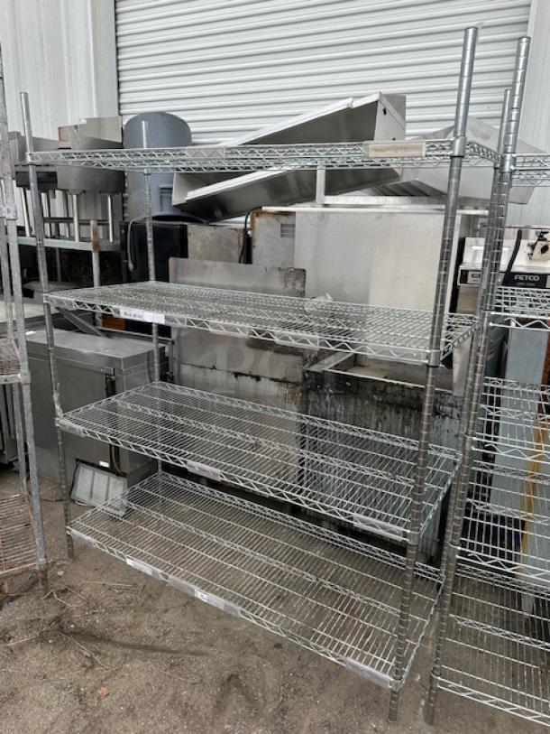 One Metro Shelf With 4 Shelves. 60X24X74 - Image 1 of 1