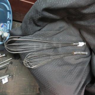 Assorted Size Stainless Steel Whip. 2XBID