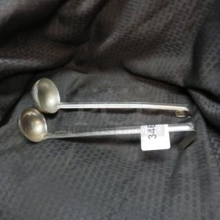Assorted Size Stainless Steel 4oz/3oz Ladle. 2XBID