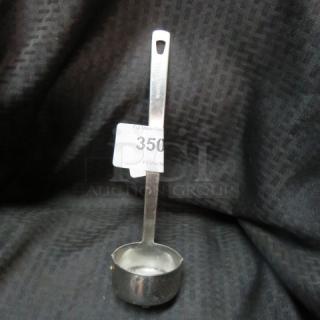 One Stainless Steel Waffle Ladle.