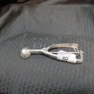 One Stainless Steel Disher.