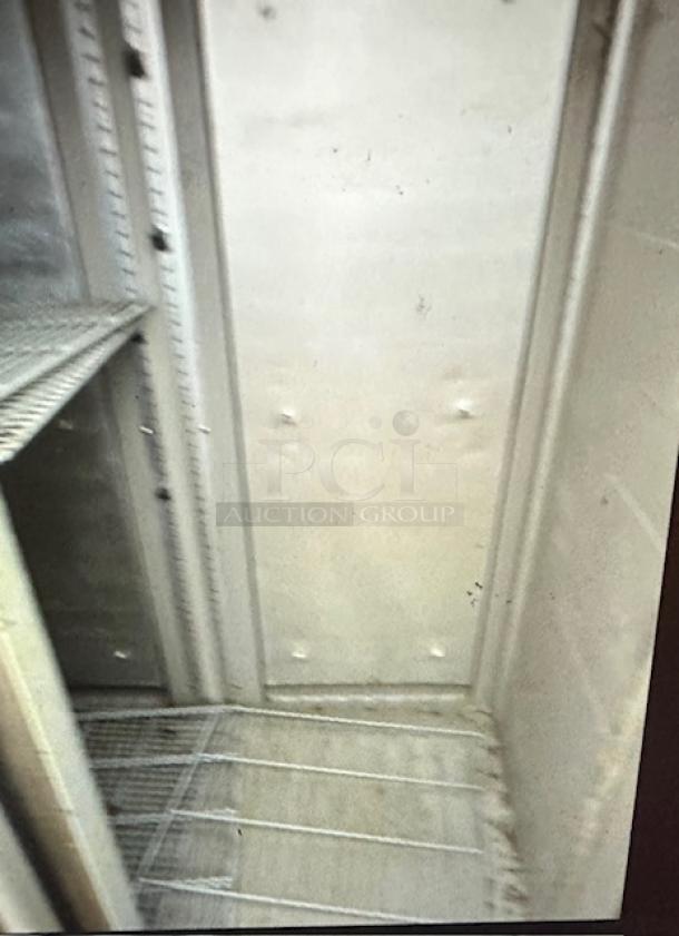 One 2 Door  Hoshizaki Refrigerator With 7 Racks On Casters. 115 Volt. Model# CR2A-ES. 55X33.5X79 - Image 2 of 2