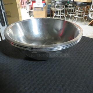 One 11.5 Inch Stainless Steel Mixing Bowl.
