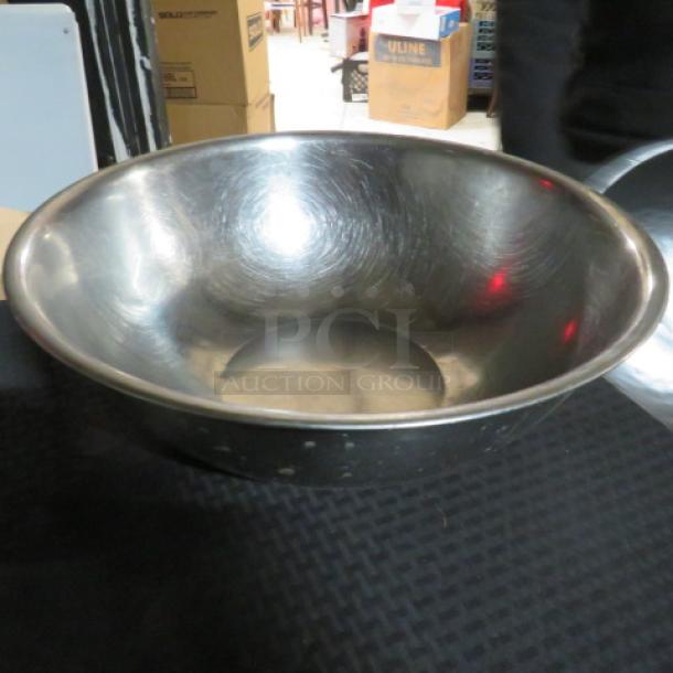 One 16 Inch Stainless Steel Mixing Bowl. - Image 1 of 1