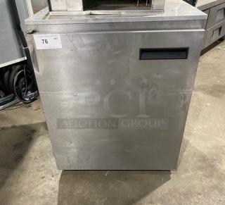 Delfield Commercial Stainless Steel Undercounter Single Door Refrigerator! With Poly Coated Rack! 115V! Model: 406CA-DHL-DD1 SN: 0710152002091!