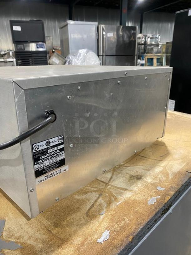WOW! Otis Spunkmeyer Commercial Electric Powered Countertop Convection Cookie Oven! With 3 Stainless Steel Cookie Trays! 120V! Model: OS-1 SN: C0090295! - Image 4 of 8