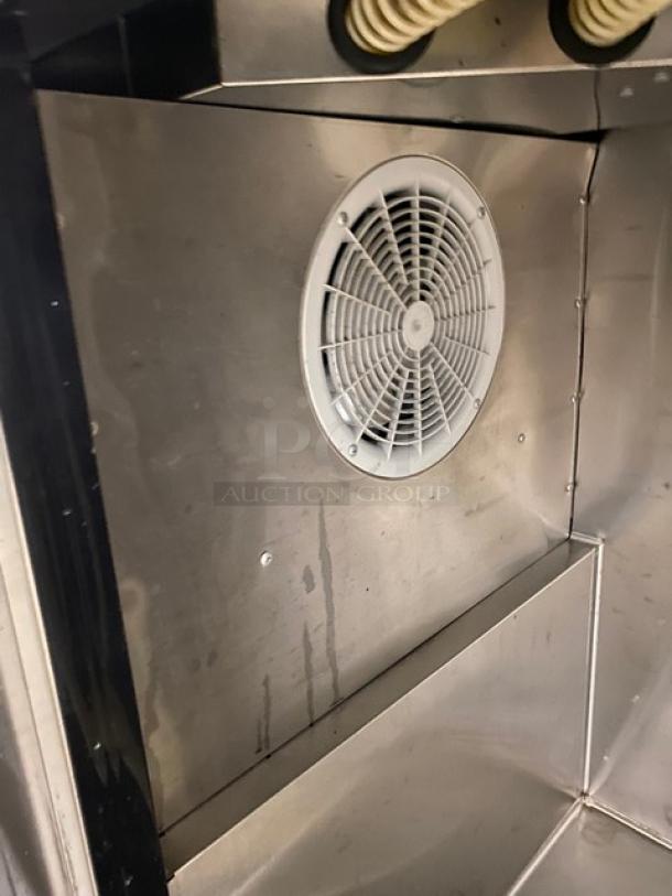 Atosa Commercial Kegerator Beer Dispenser! With Single Tower Double Tap! With 2 Door Refrigerated Storage Underneath! All Stainless Steel! On Casters! 115V 1Phase! Model: MKC58 SN: MKC58AUS100318091600C40018! - Image 7 of 8