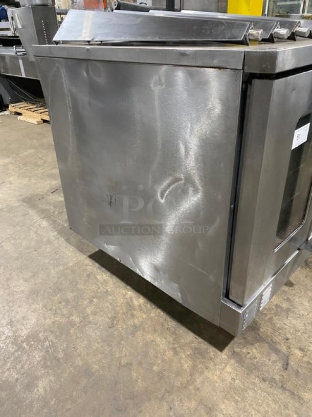 GREAT! Garland Master 200 Series Commercial Natural Gas Powered Single Deck Convection Oven! All Stainless Steel! With Metal Oven Racks! With Legs! - Image 3 of 9