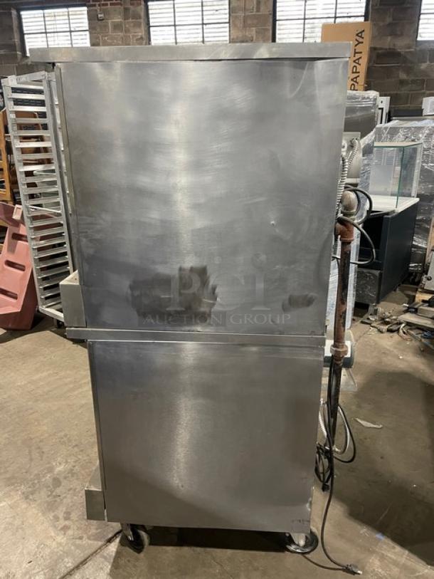 South Bend SilverStar Series Commercial Natural Gas Powered Double Stack Convection Oven! All Stainless Steel! With Metal Oven Racks!  On Casters! 2X Your Bid Makes One Unit! - Image 2 of 9