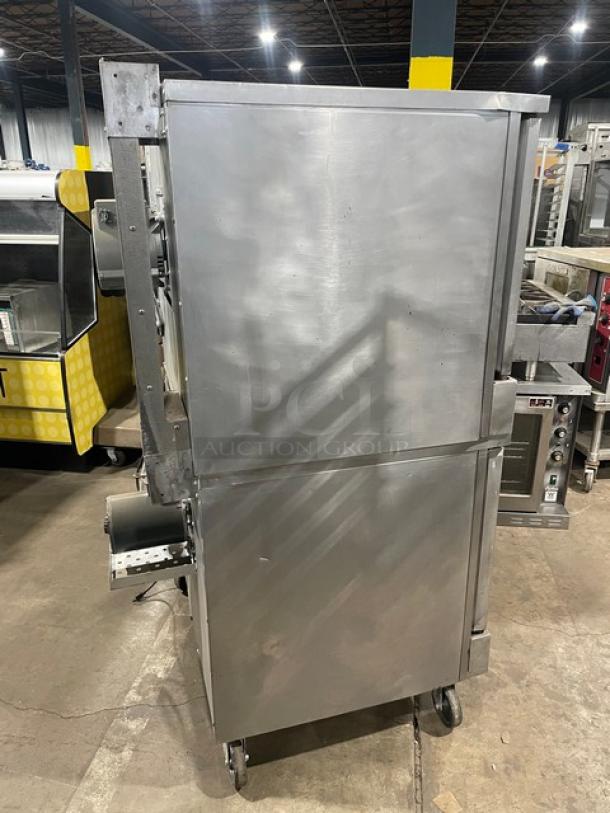 South Bend SilverStar Series Commercial Natural Gas Powered Double Stack Convection Oven! All Stainless Steel! With Metal Oven Racks!  On Casters! 2X Your Bid Makes One Unit! - Image 4 of 9