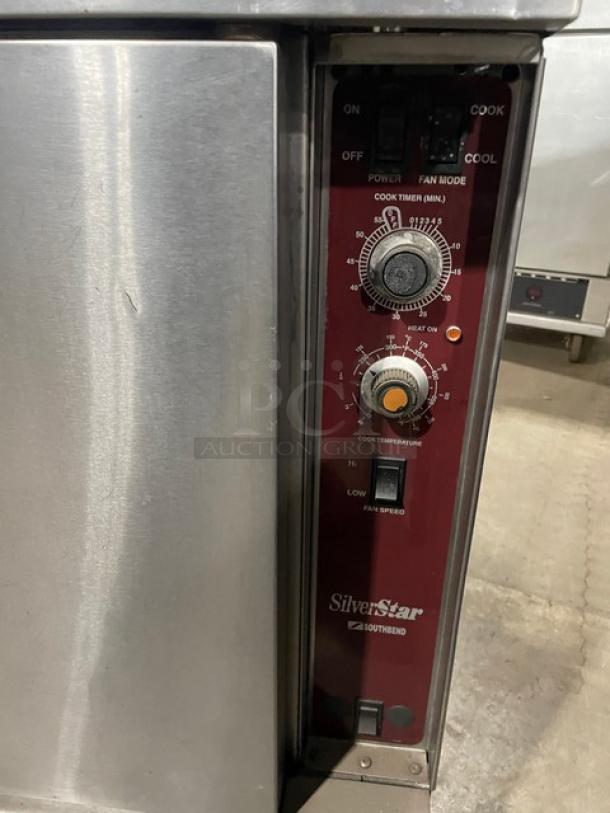 South Bend SilverStar Series Commercial Natural Gas Powered Double Stack Convection Oven! All Stainless Steel! With Metal Oven Racks!  On Casters! 2X Your Bid Makes One Unit! - Image 8 of 9