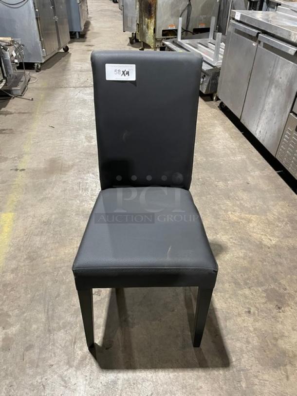 Brand New! Black Silhouette Dining Chairs! 4X Your Bid! - Image 1 of 7