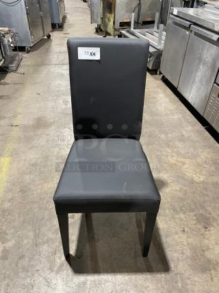 Brand New! Black Silhouette Dining Chairs! 4X Your Bid!