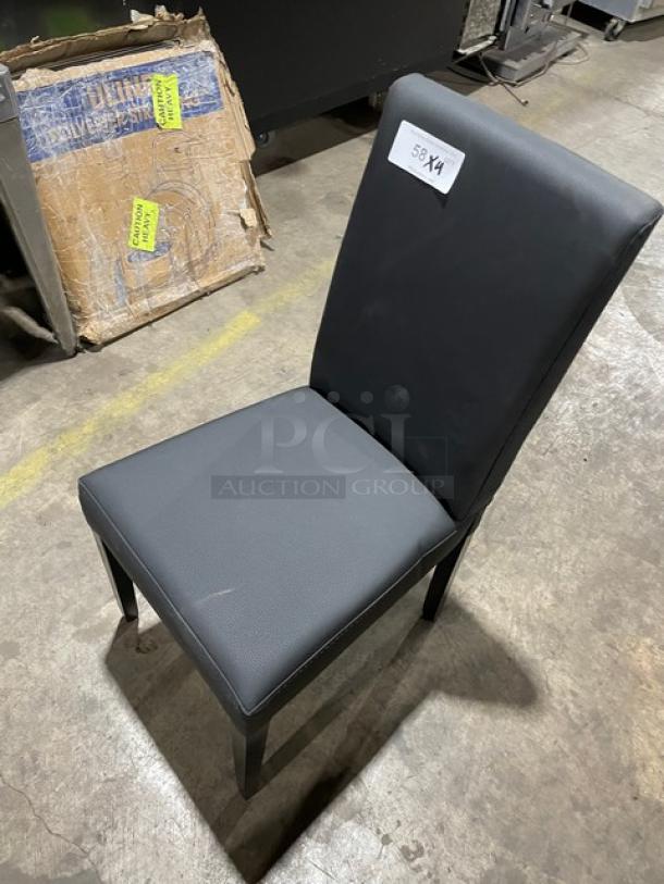 Brand New! Black Silhouette Dining Chairs! 4X Your Bid! - Image 7 of 7