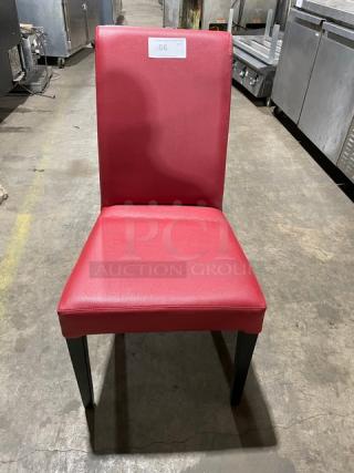 Brand New! Scarlett Red Silhouette Style Dining Chair!