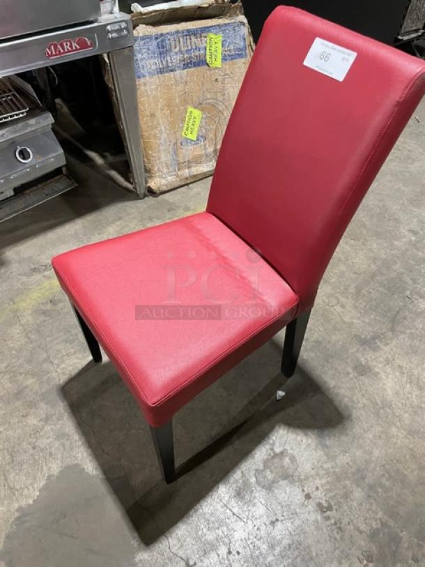 Brand New! Scarlett Red Silhouette Style Dining Chair! - Image 2 of 7