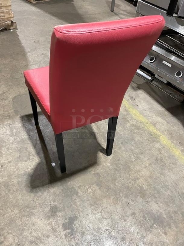 Brand New! Scarlett Red Silhouette Style Dining Chair! - Image 3 of 7