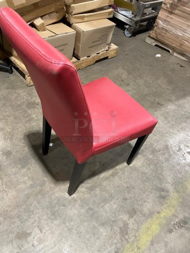 Brand New! Scarlett Red Silhouette Style Dining Chair! - Image 4 of 7
