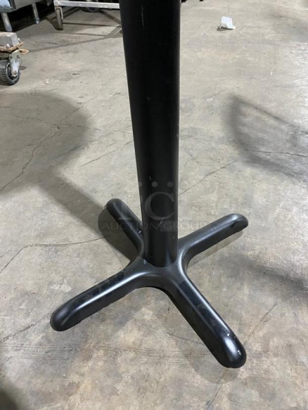 BRAND NEW! Round Bar Height Dining Table! Wooden Style! With Metal Base! - Image 7 of 8