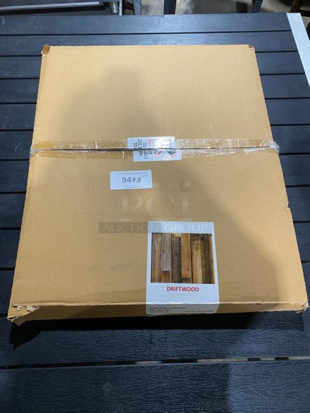 WOW! BRAND NEW! IN THE BOX! Contempo Collection Driftwood Style Square Table Tops! 24 x 30 Inch! 5 X Your Bid! - Image 1 of 6