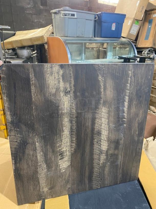 WOW! BRAND NEW! IN THE BOX! Contempo Collection Java Style Square Table Tops! 24 x 24 Inch! 6 X Your Bid! - Image 5 of 7